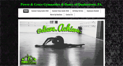 Desktop Screenshot of powerandgracegym.com